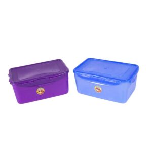 P1150- LUNCH BOX SNAP LID RECT LGE 657