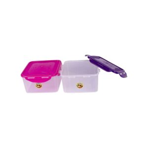 P1151- LUNCH BOX SNAP LID SQUARE LGE 658