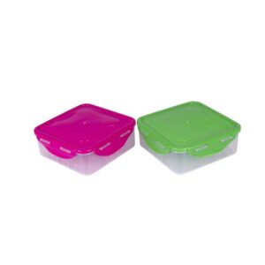 P655- LUNCH BOX SNAP LID SQUARE SML 645