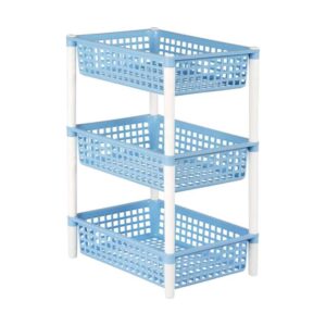 P1551- VEG RACK RECT 3 TIER GR