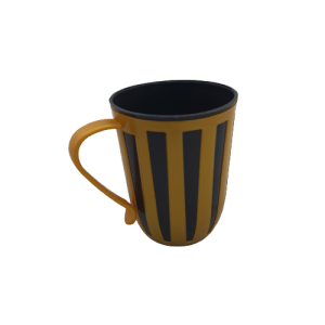 P3226-MUG PLASTIC STRIPES G-21-16