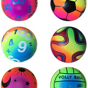 A3093-BALL PLASTIC NEON (RAINBOW)