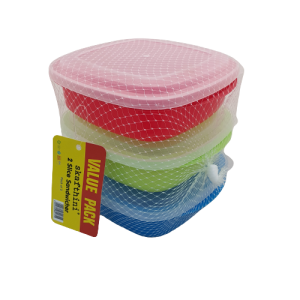 P2986- CONTAINER 2 SLICE 3pce VALUE HAPPY