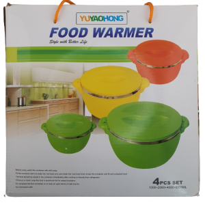 M2861-HOT POT 4pce  FOOD WARMER 2189-4