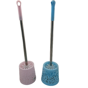A1109- TOILET BRUSH SET ROUND FLORAL B-108-5