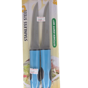 M2889- KNIFE 2pce BLU HANDLE DL25-4