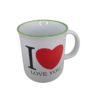 S3012- MUG CAN SHAPE I LOVE YOU