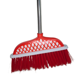 1318- BROOM WHISK MESH STEEL HANDLE